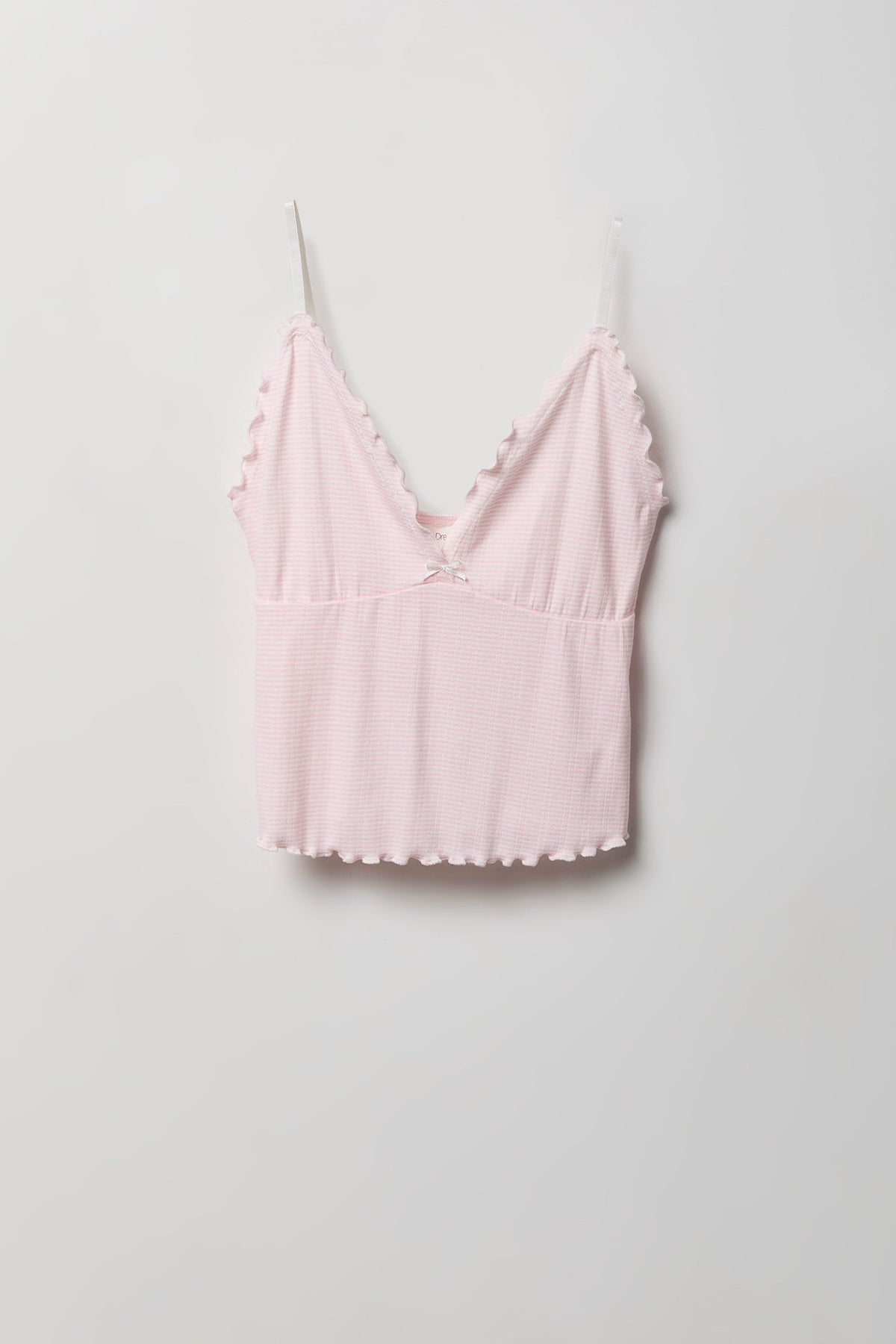 Alt View 5. Pointelle Tank & Short Pajama Set - Light Pink