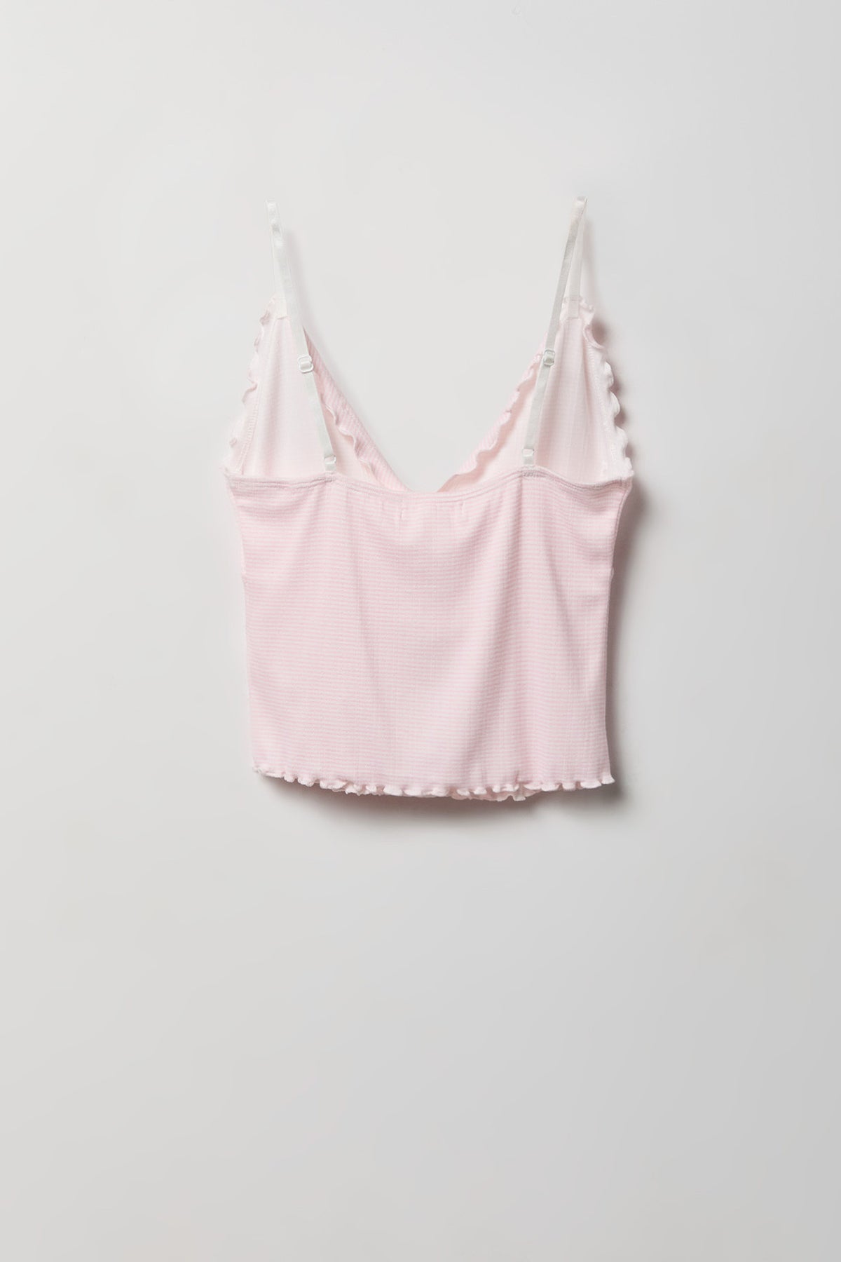 Alt View 6. Pointelle Tank & Short Pajama Set - Light Pink