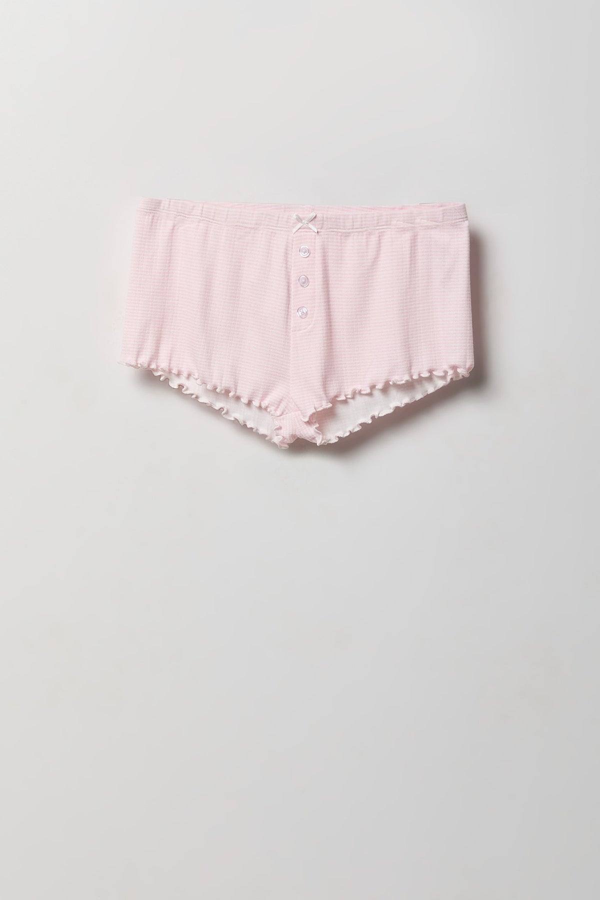 Alt View 7. Pointelle Tank & Short Pajama Set - Light Pink