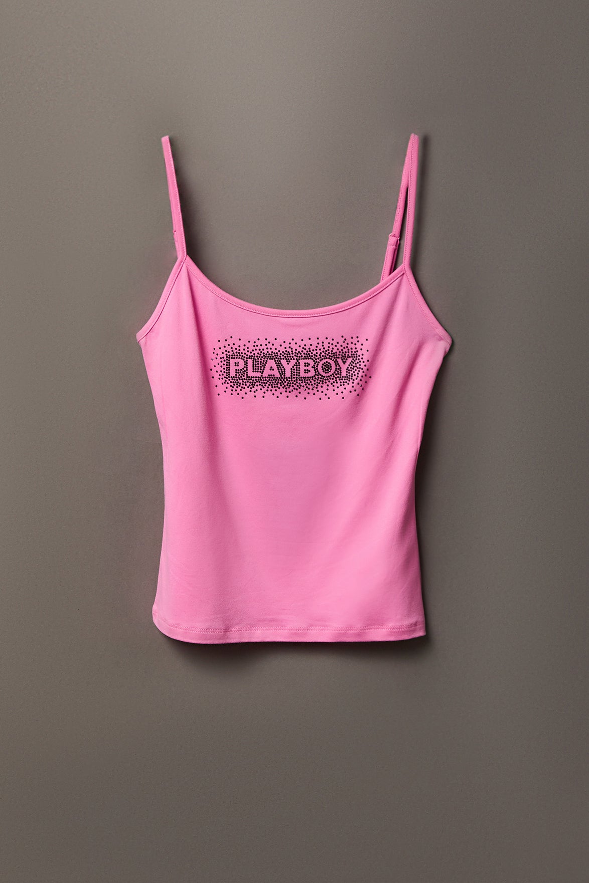 Alt View 12. Playboy Rhinestone Tank & Foldover Short Set - White