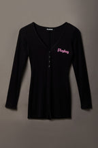 Playboy Rhinestone Romper