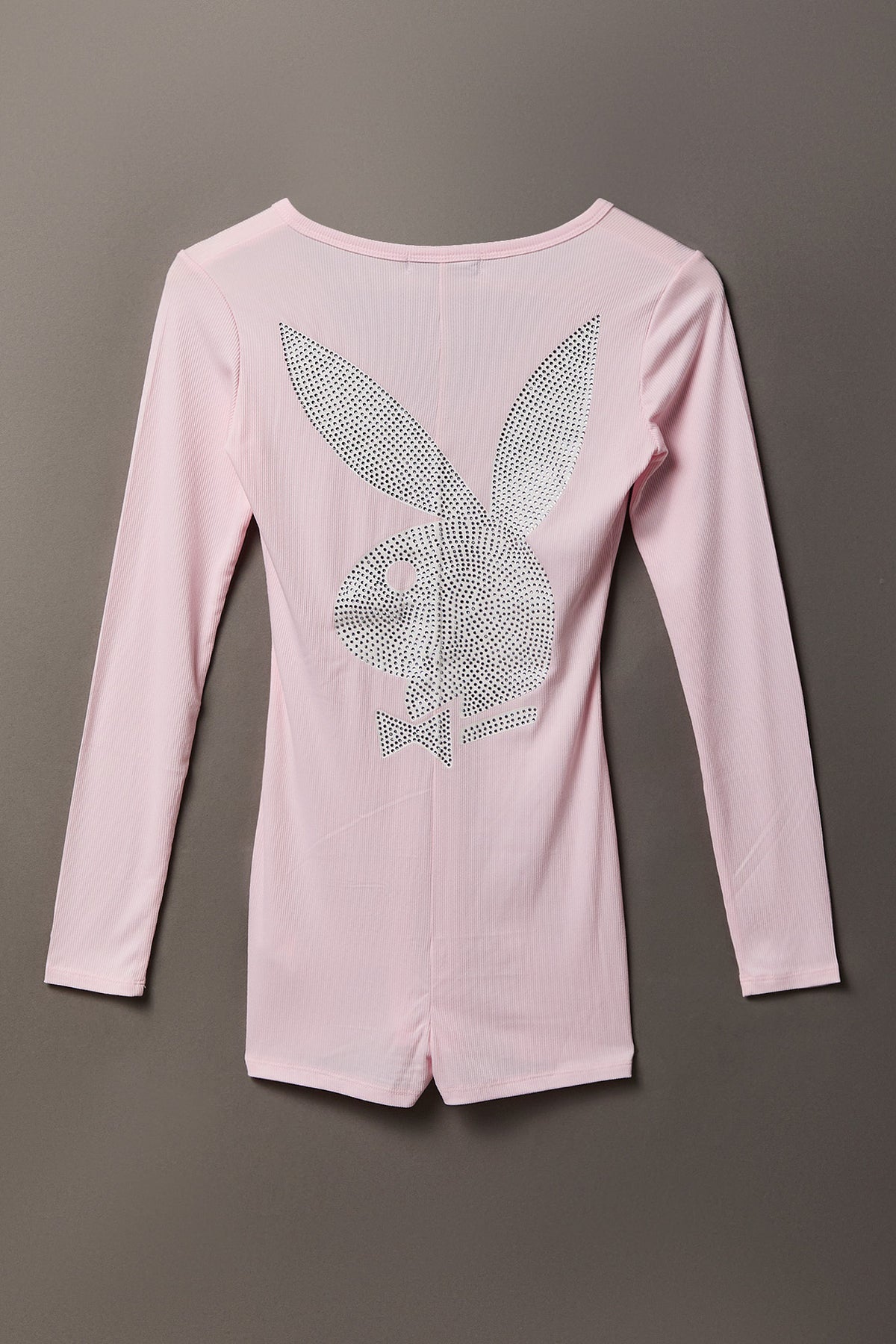 Alt View 2. Playboy Rhinestone Romper - Light Pink