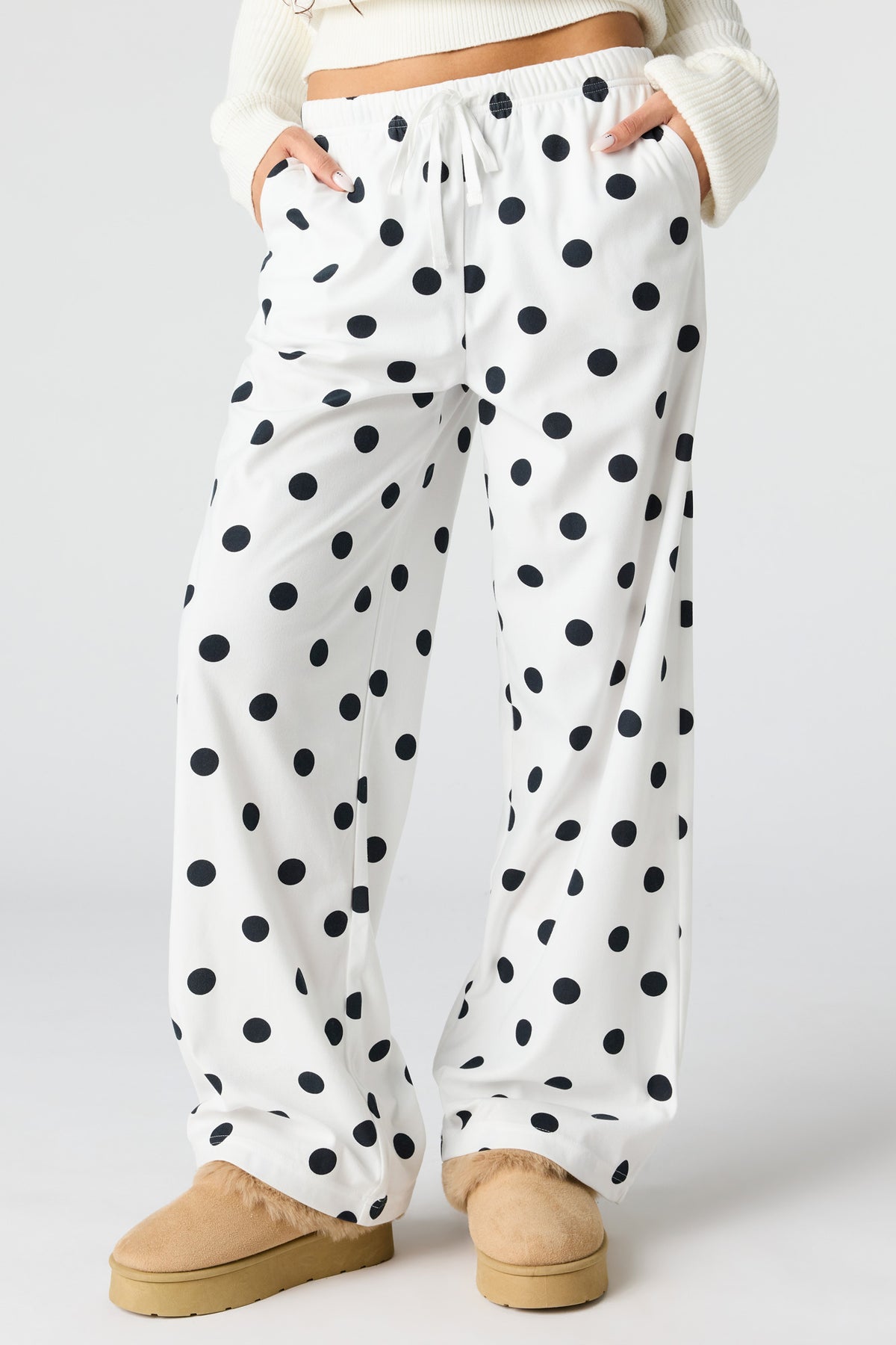 Alt View 2. Printed Pajama Pant - Ivory