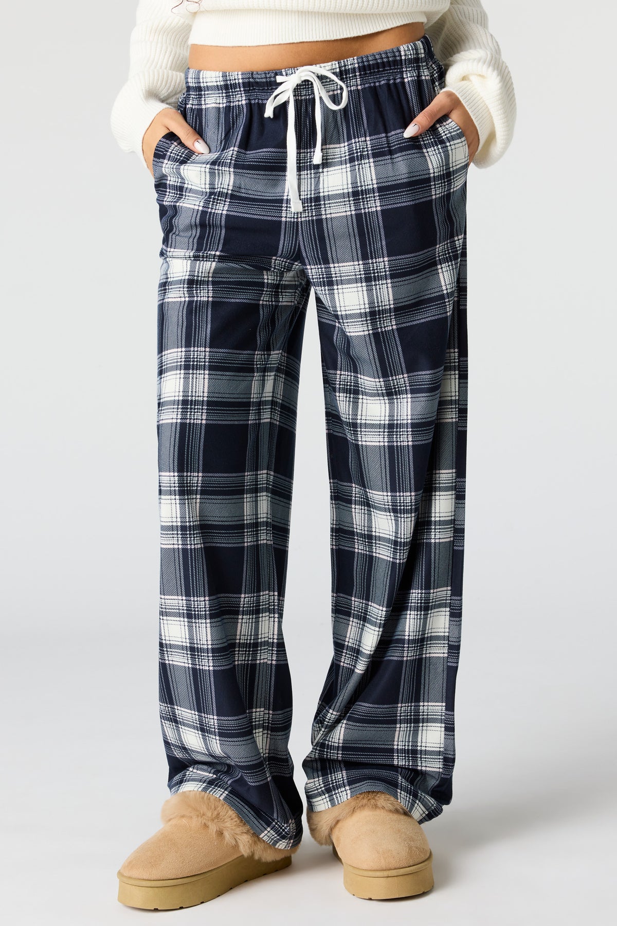 Alt View 2. Printed Pajama Pant - Blue