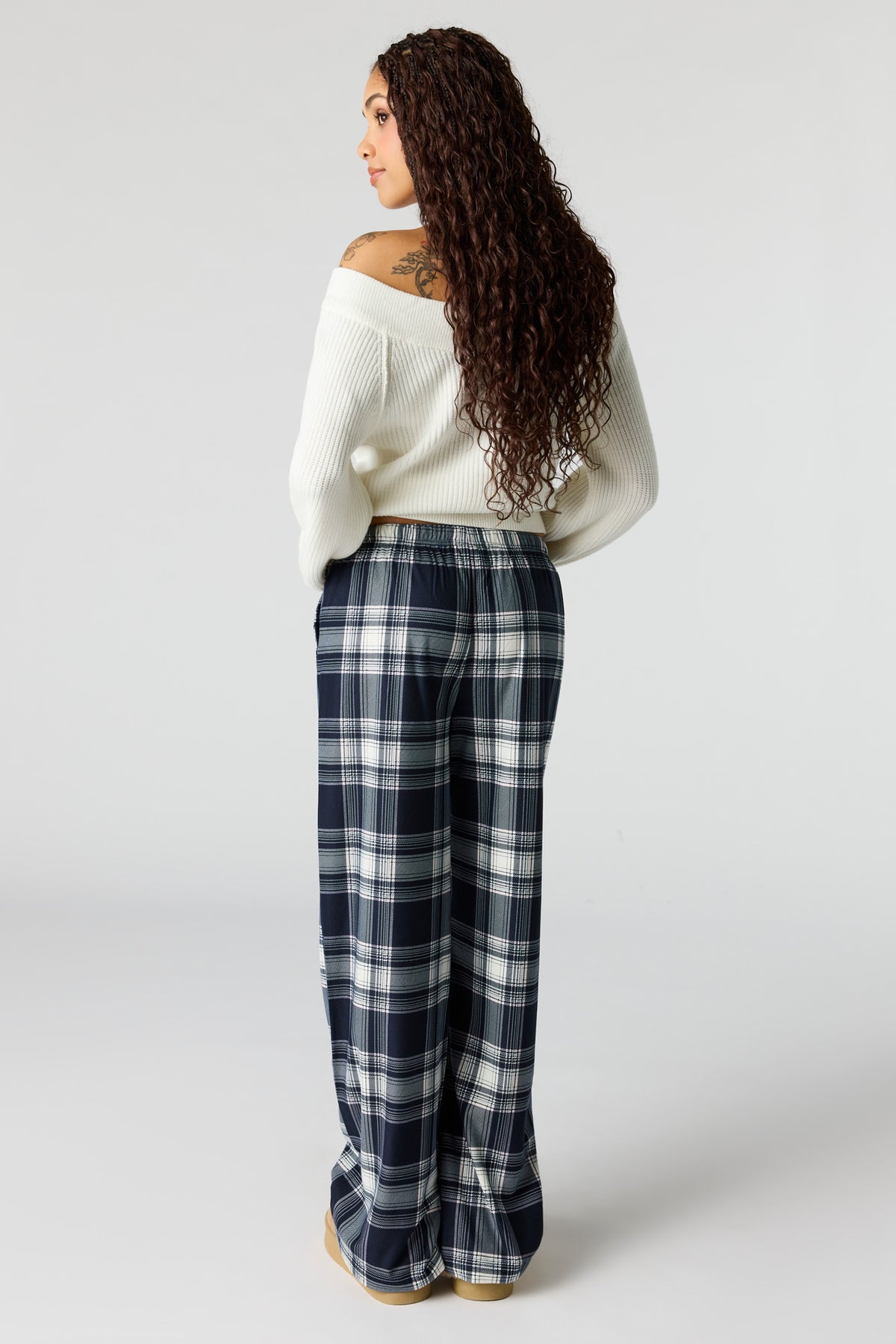 Alt View 3. Printed Pajama Pant - Blue