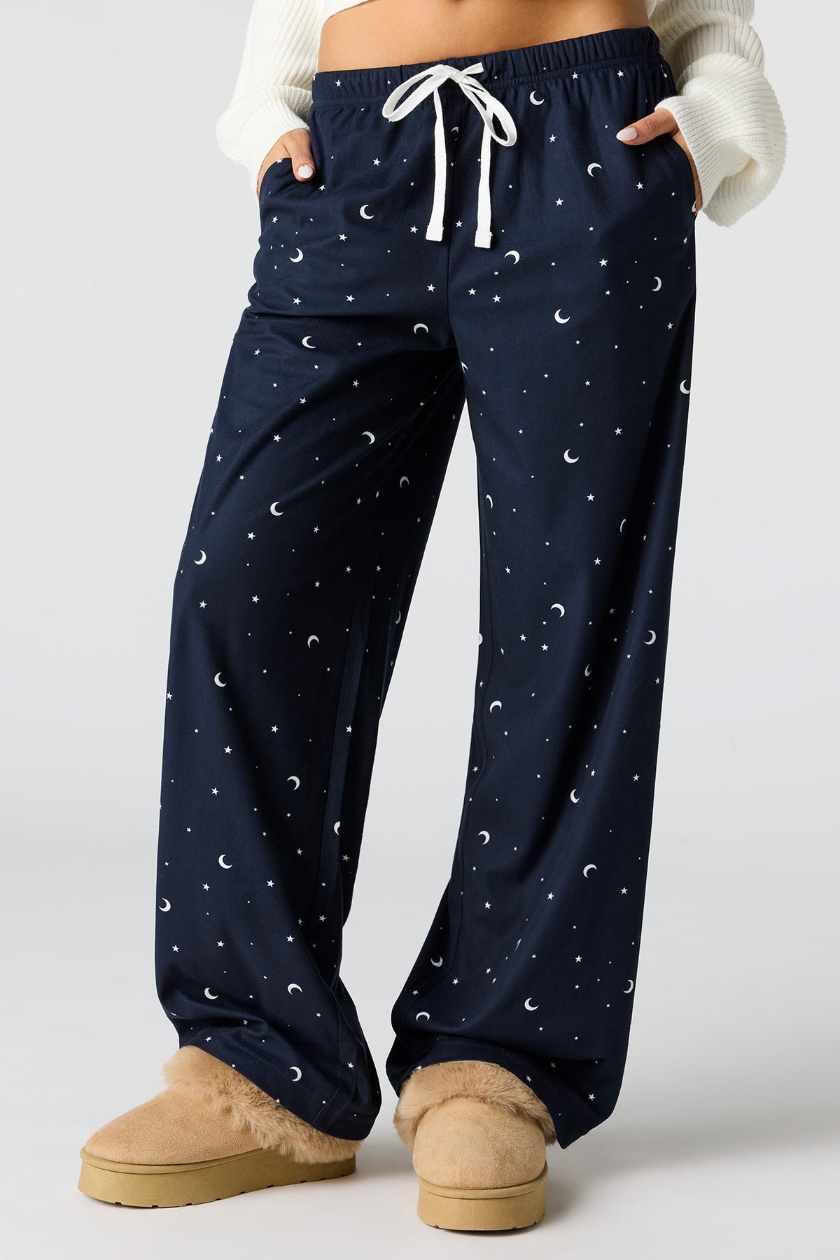 Alt View 2. Printed Pajama Pant - Navy