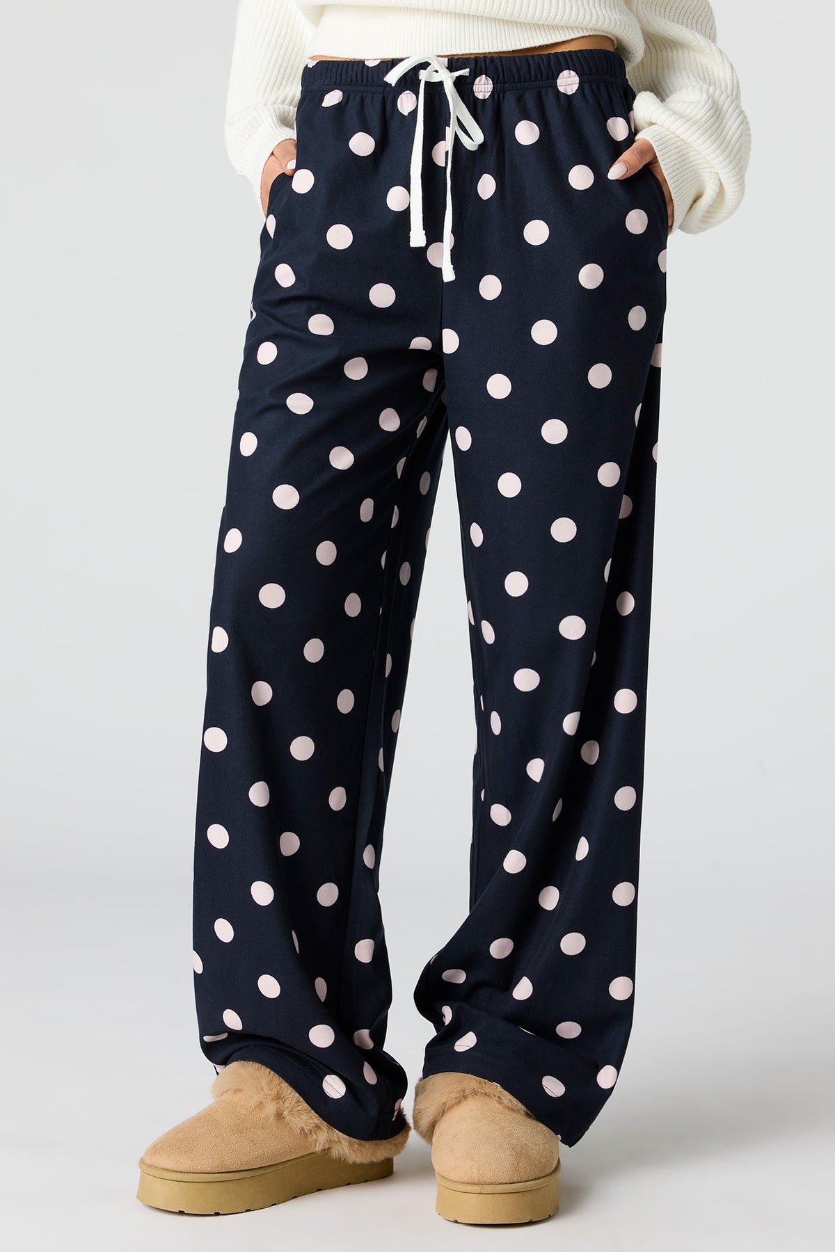 Alt View 2. Printed Pajama Pant - Dark Blue