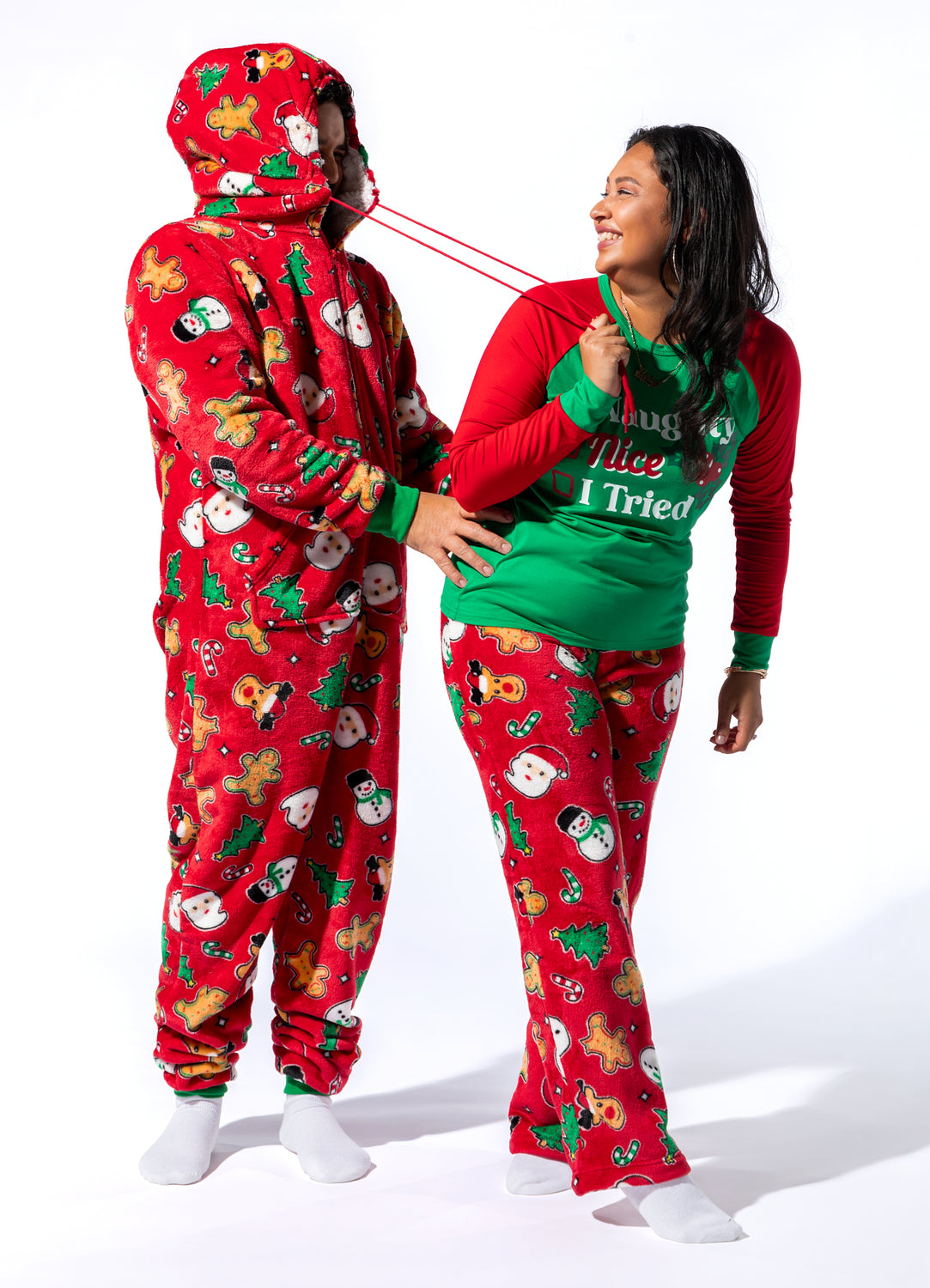 Fammy Jammies Xmas Plush 2 Piece Pajama Set Fammy Jammies Xmas Plush 2 Piece Pajama Set 2
