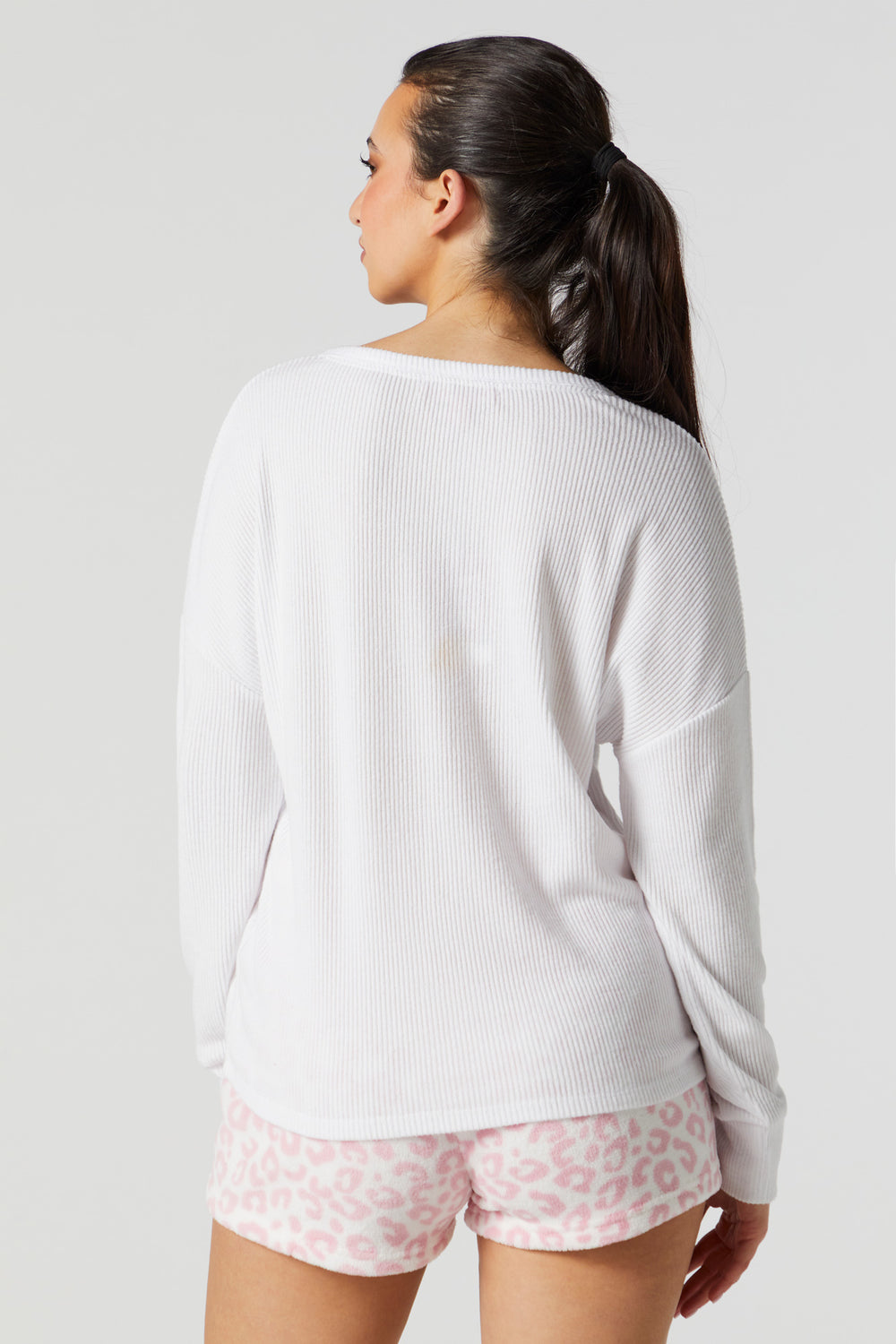 Ribbed Henley Long Sleeve Pajama Top Ribbed Henley Long Sleeve Pajama Top 11