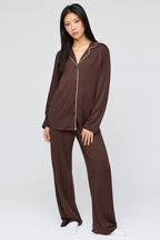 Button-Up Top & Pant Pajama Set