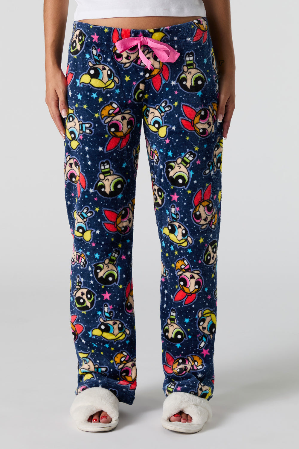 Powerpuff Girls Printed Plush Pajama Pant Powerpuff Girls Printed Plush Pajama Pant 2