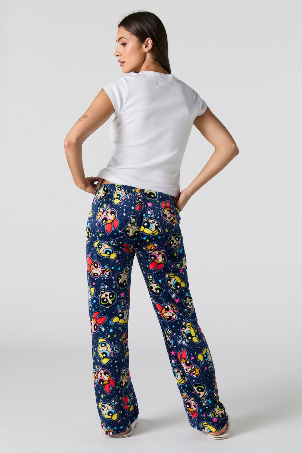 Powerpuff Girls Printed Plush Pajama Pant Powerpuff Girls Printed Plush Pajama Pant 3