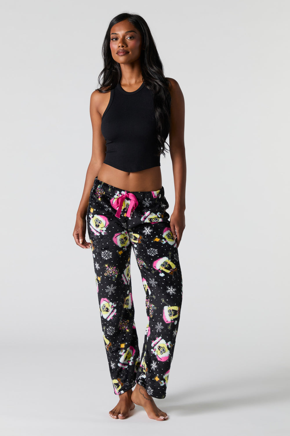 Plush Printed Pajama Pant Plush Printed Pajama Pant 4