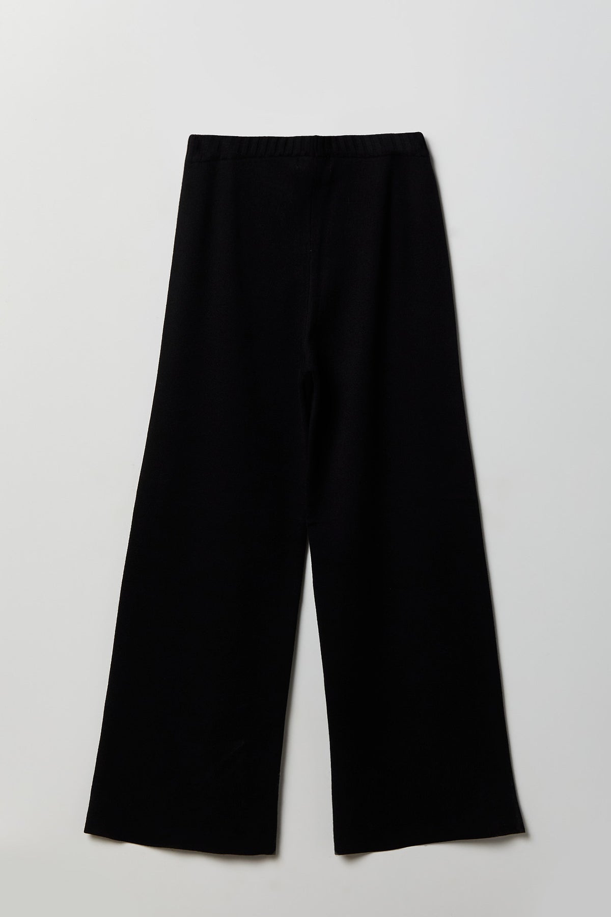 Alt View 2. Knit Wide Leg Pant - Black
