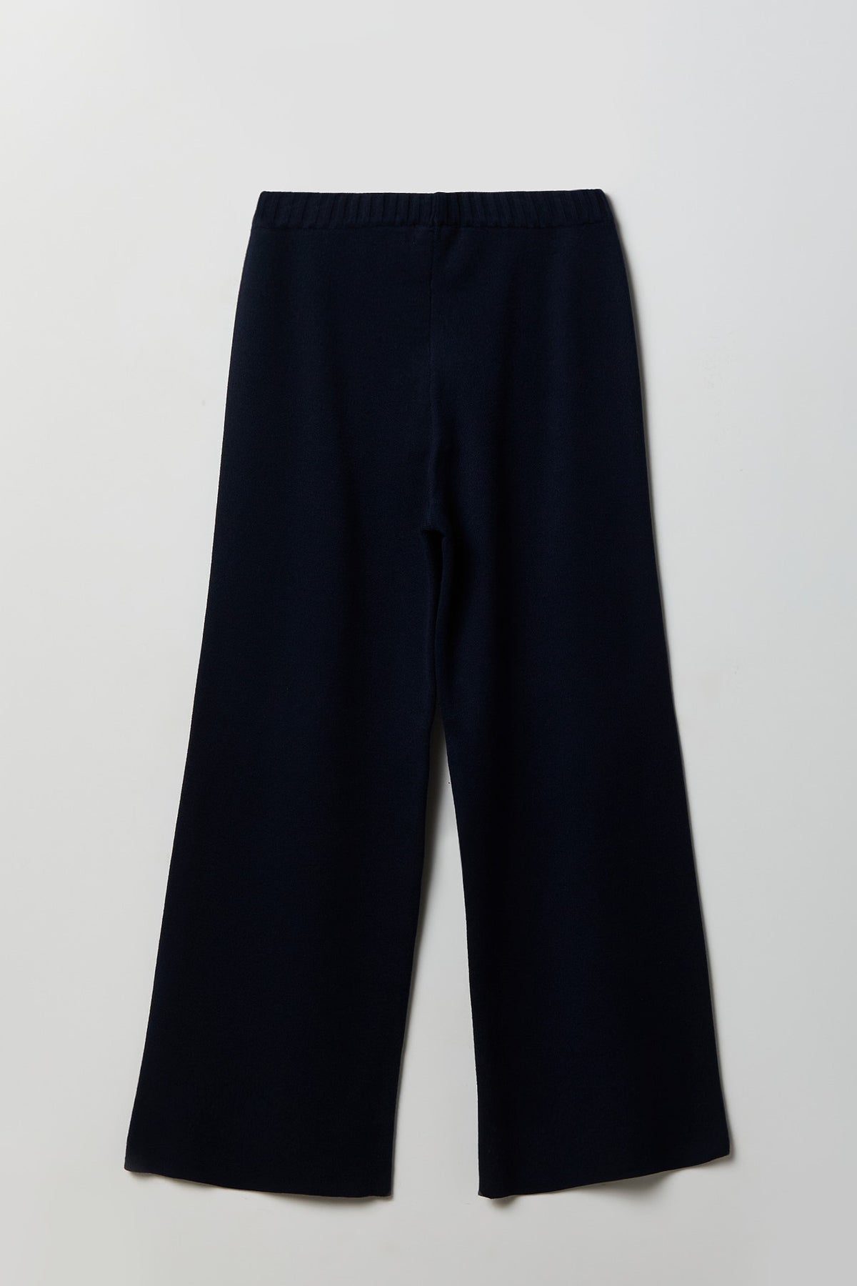 Alt View 2. Knit Wide Leg Pant - Navy
