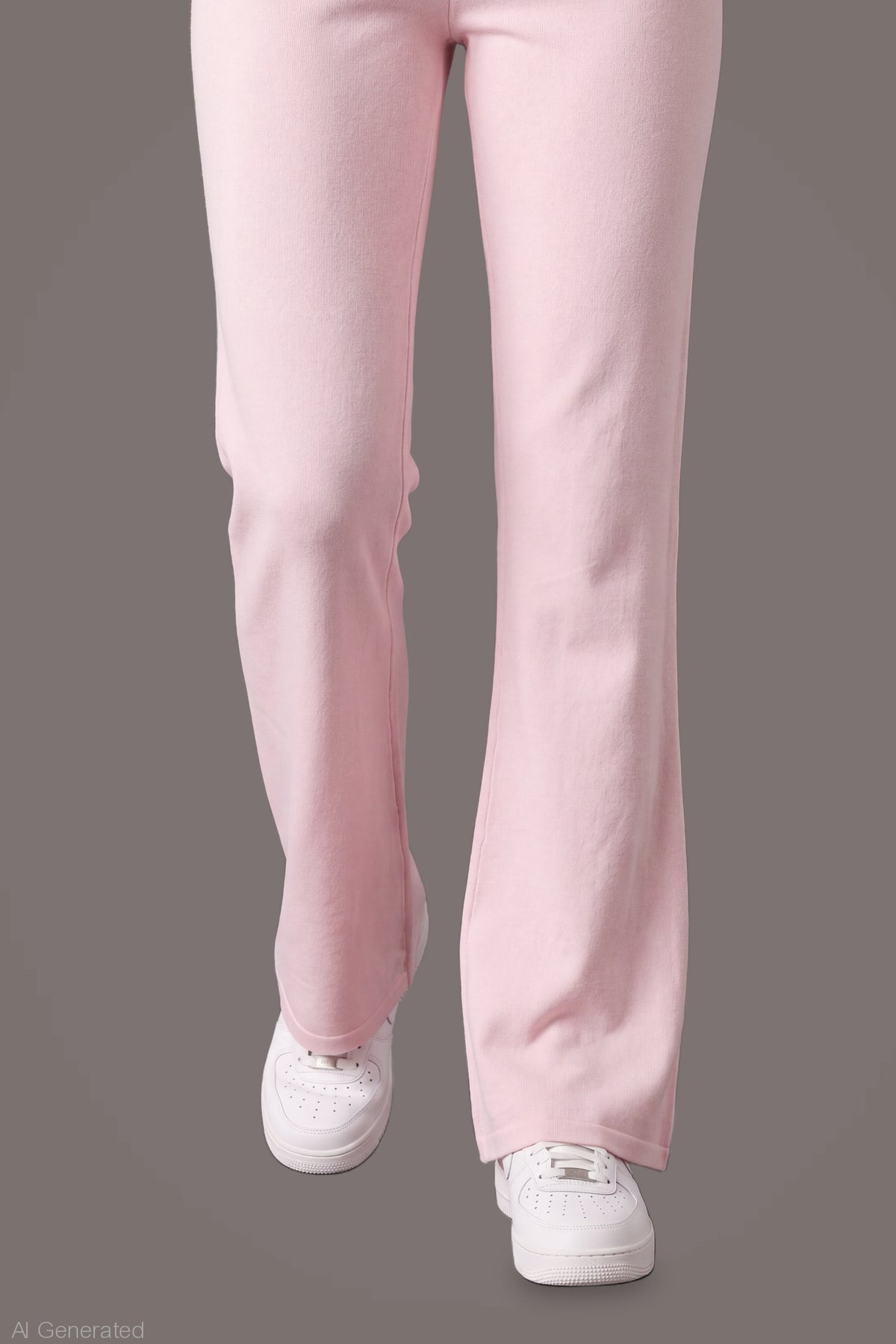 Alt View 4. Playboy Rhinestone Flare Pant - Light Pink