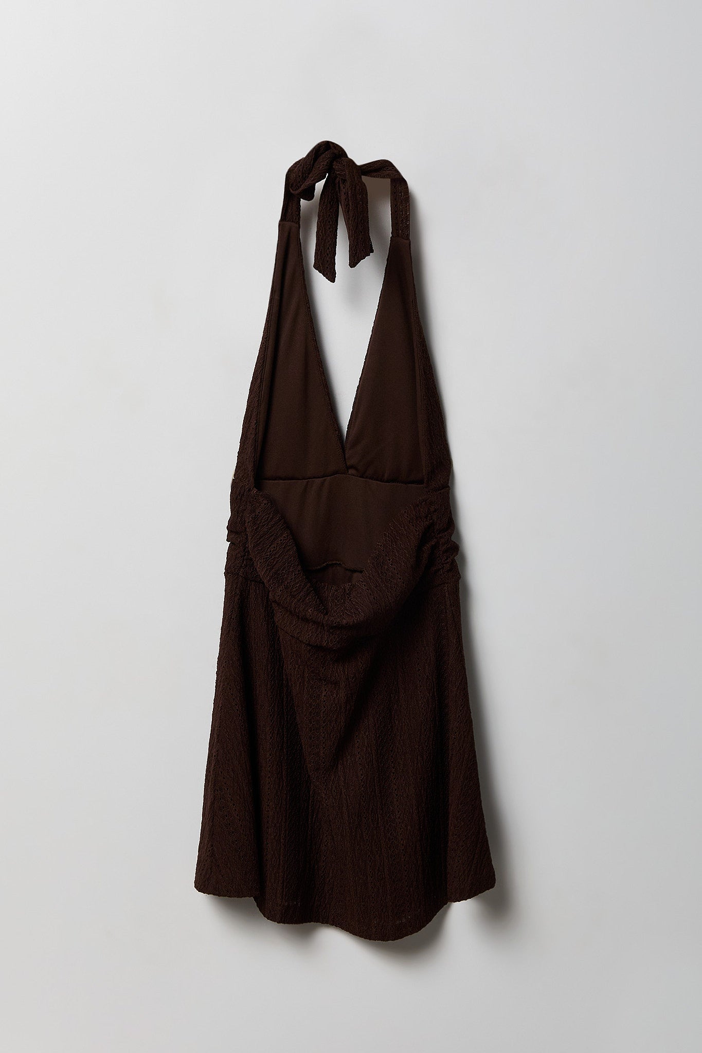 Textured Mini Halter Dress – Charlotte Russe