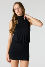 Halter Bodycon Mini Dress