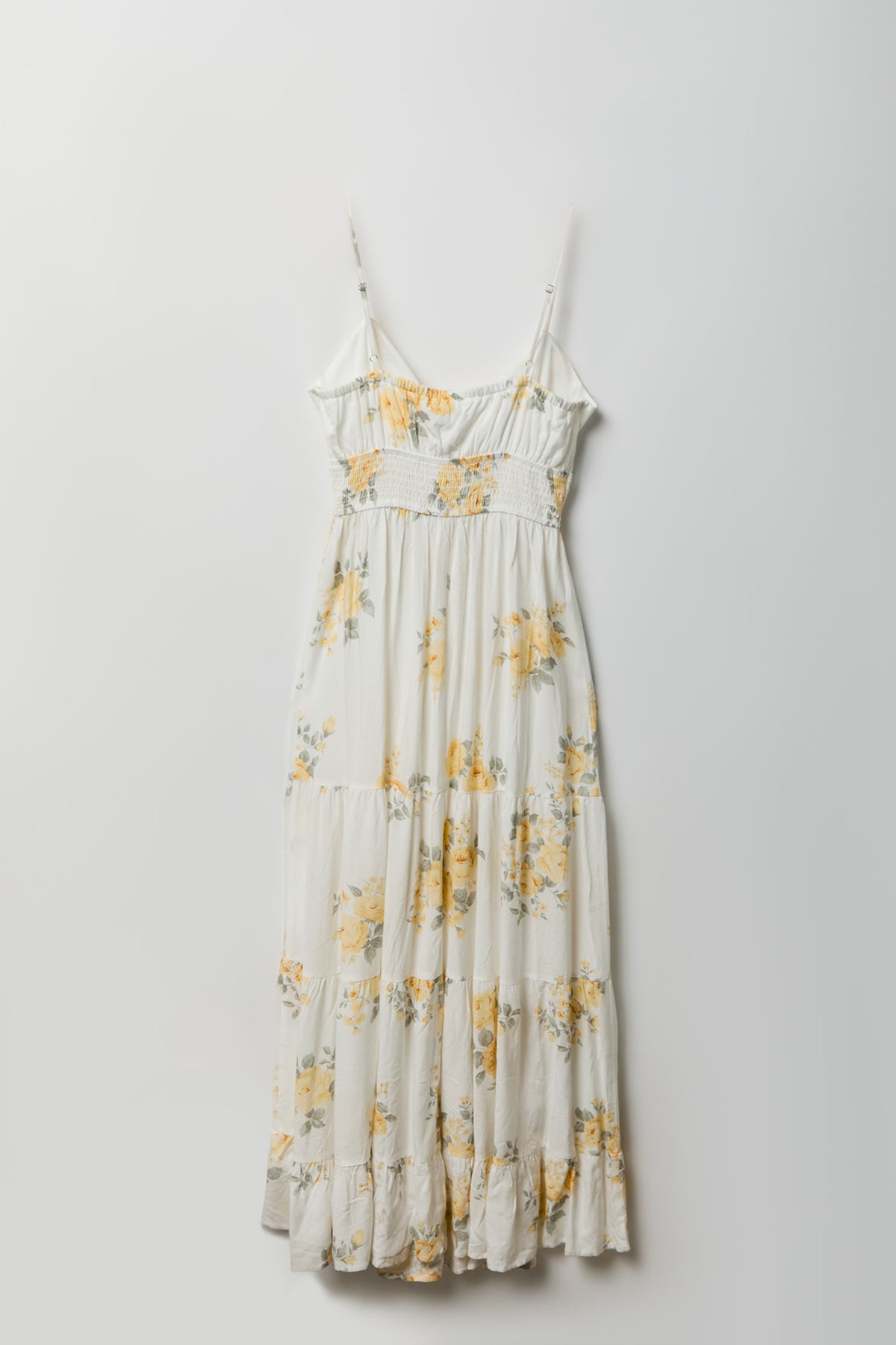 Alt View 8. Bow Cinched Waist Tiered Maxi Dress - Off White