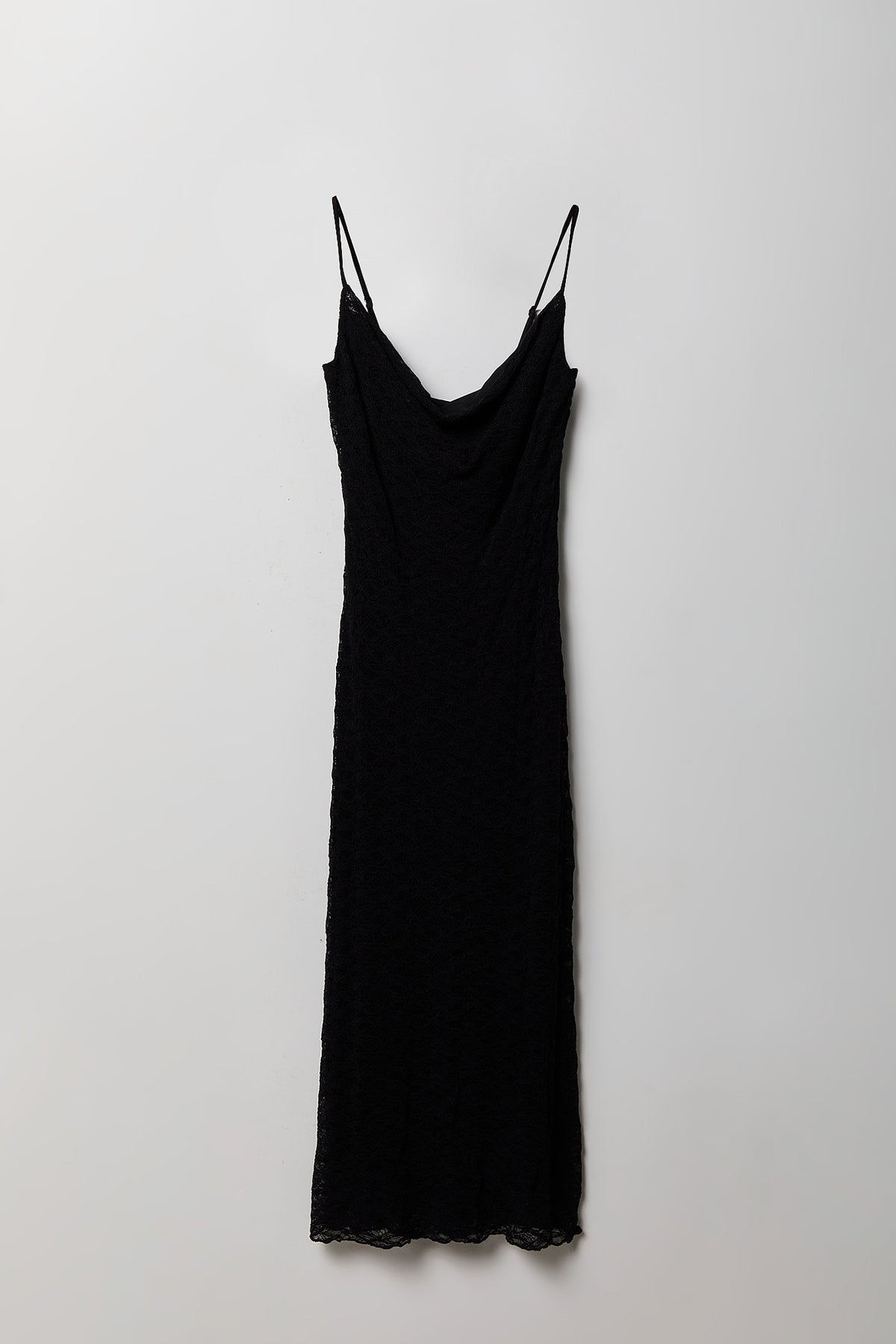 Alt View 2. Braless Lace Maxi Dress - Black