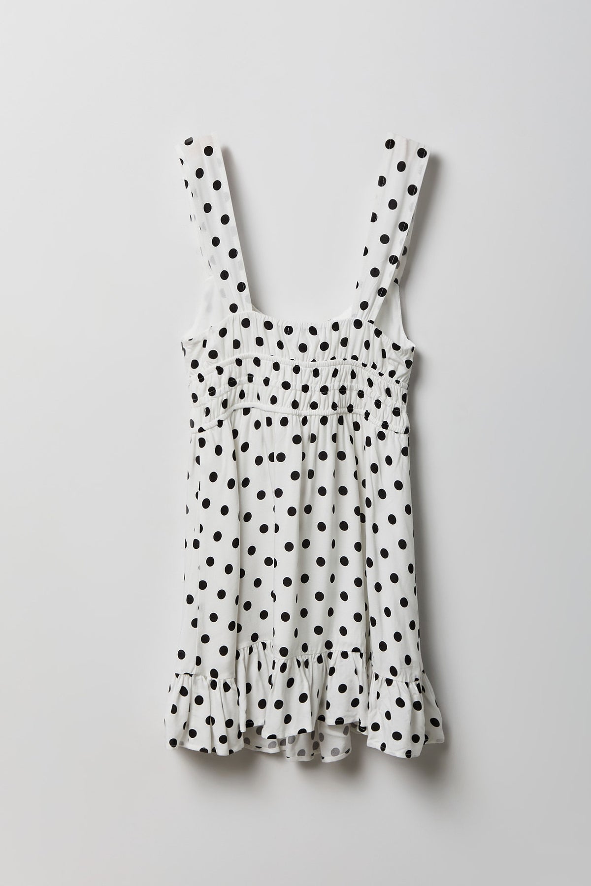 Alt View 5. Printed Scoop Neck Mini Dress - Off White