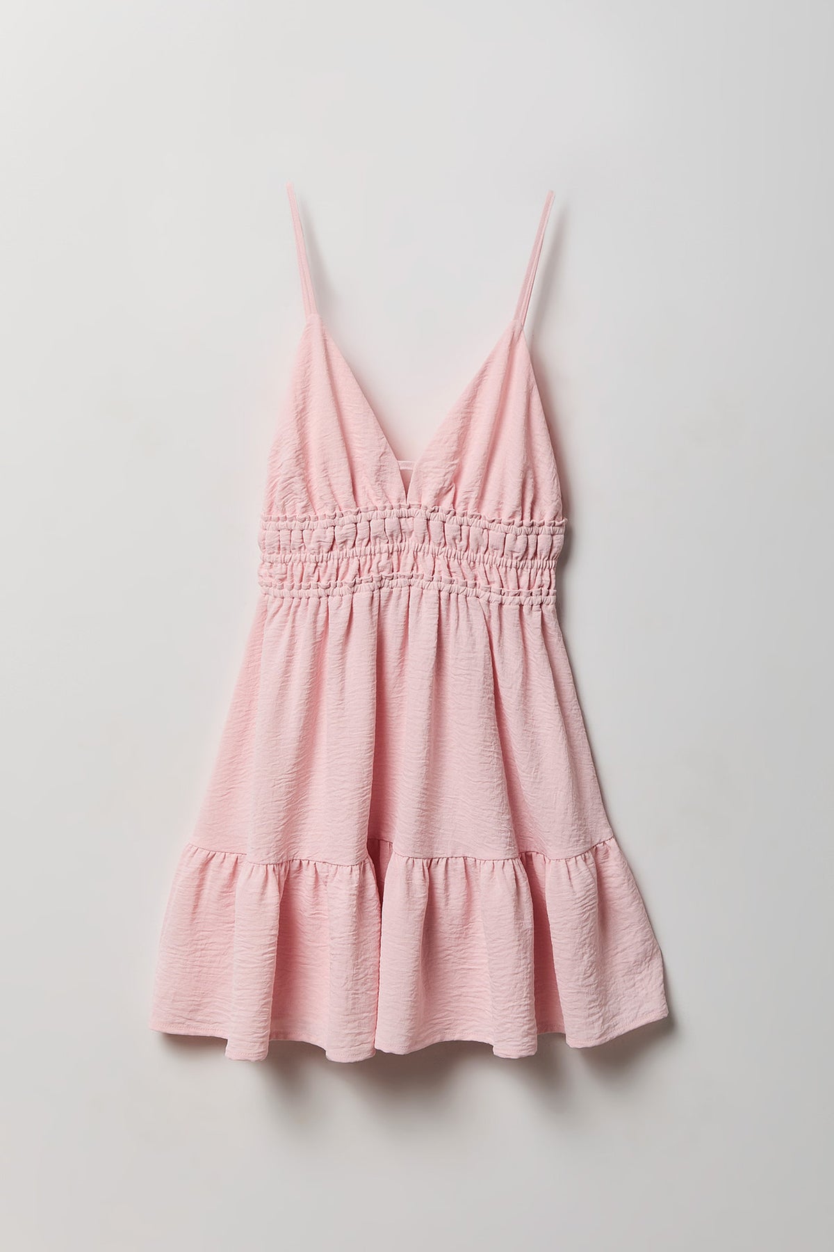 Alt View 4. Babydoll Mini Dress - Pink