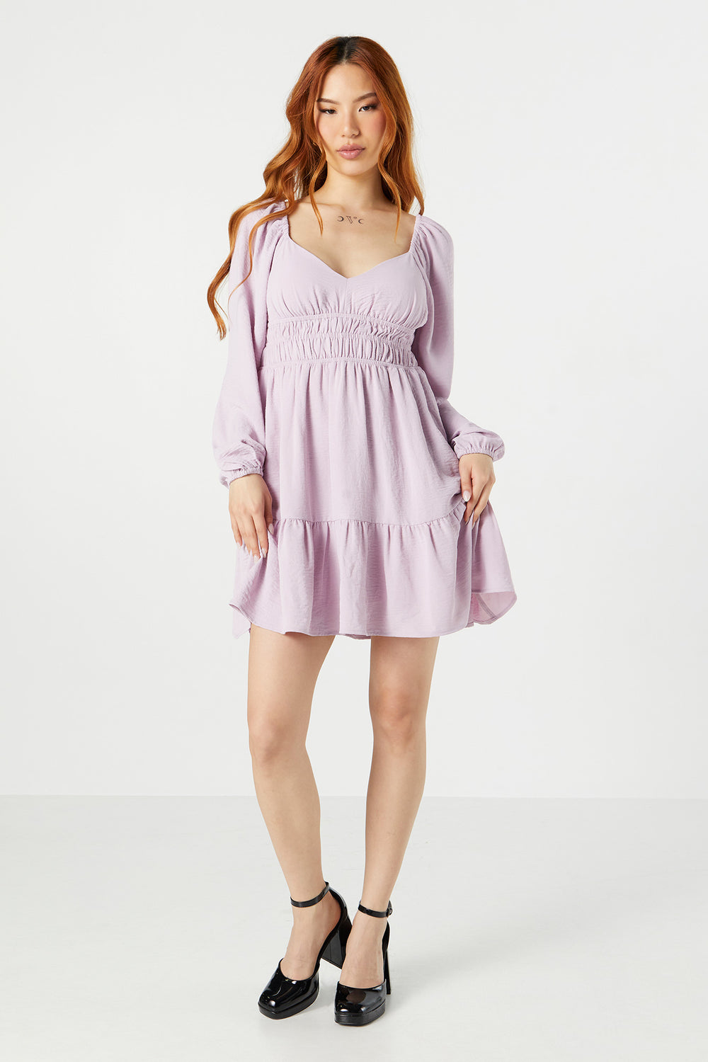 Sweetheart Tiered Babydoll Dress Sweetheart Tiered Babydoll Dress 9