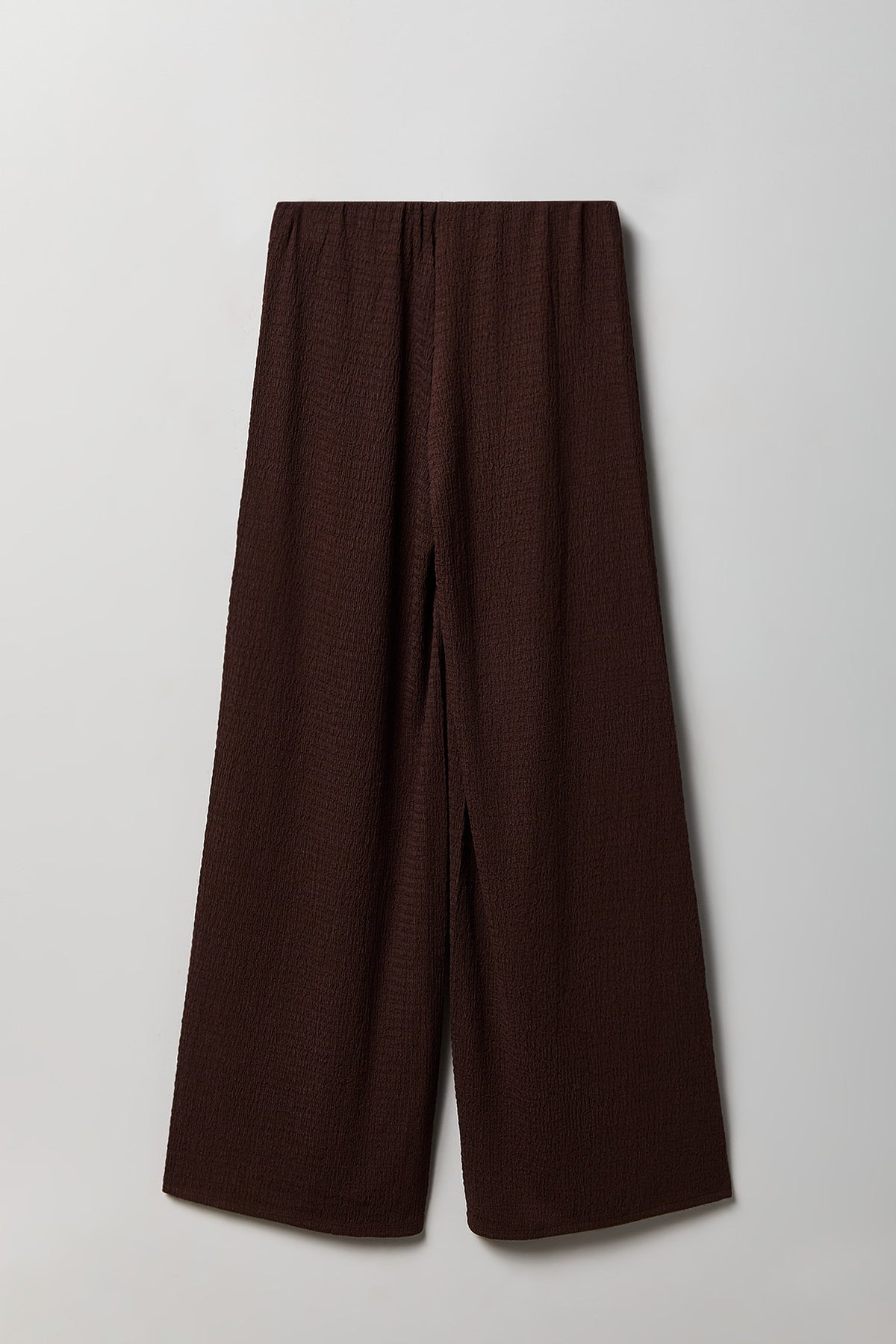 Alt View 5. Popcorn Wide Leg Pant - Brown