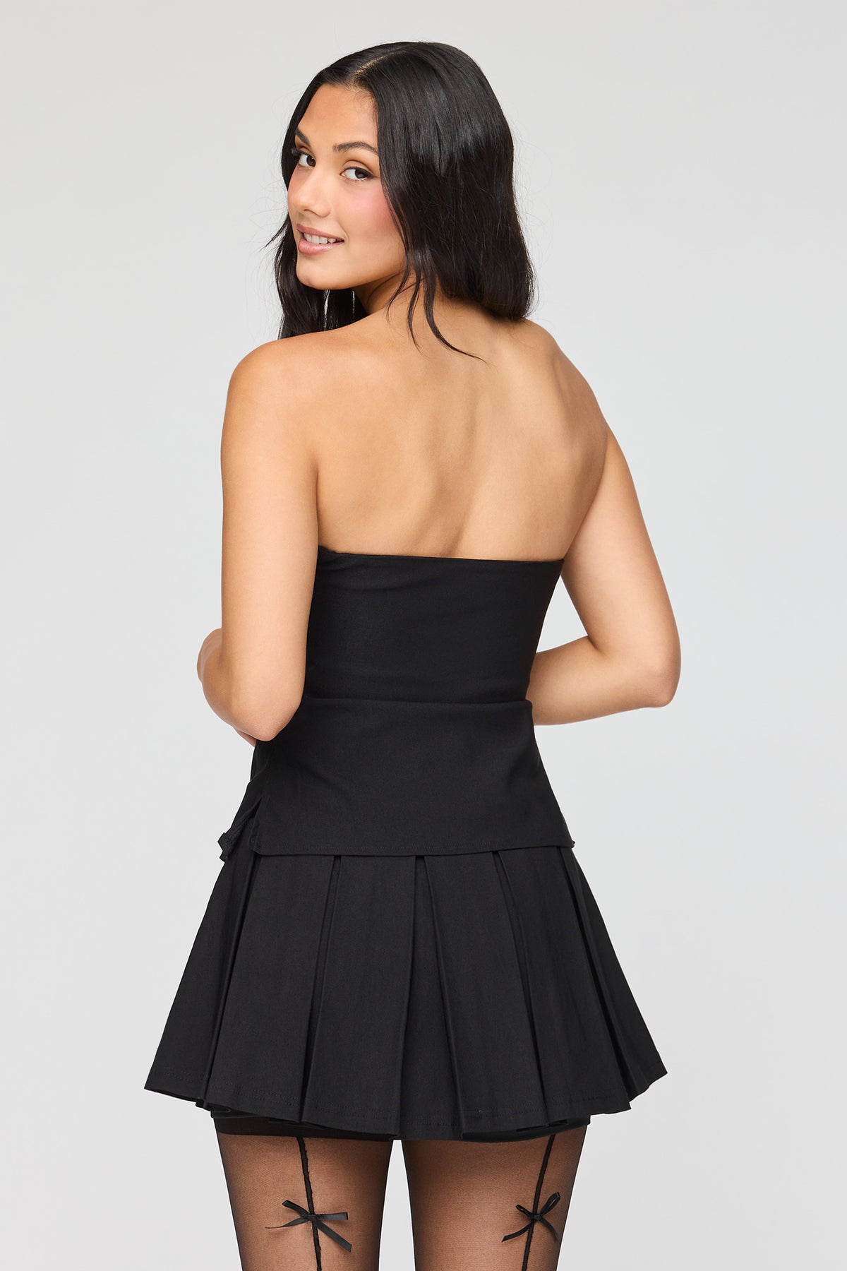 Alt View 2. Tube Top - Black