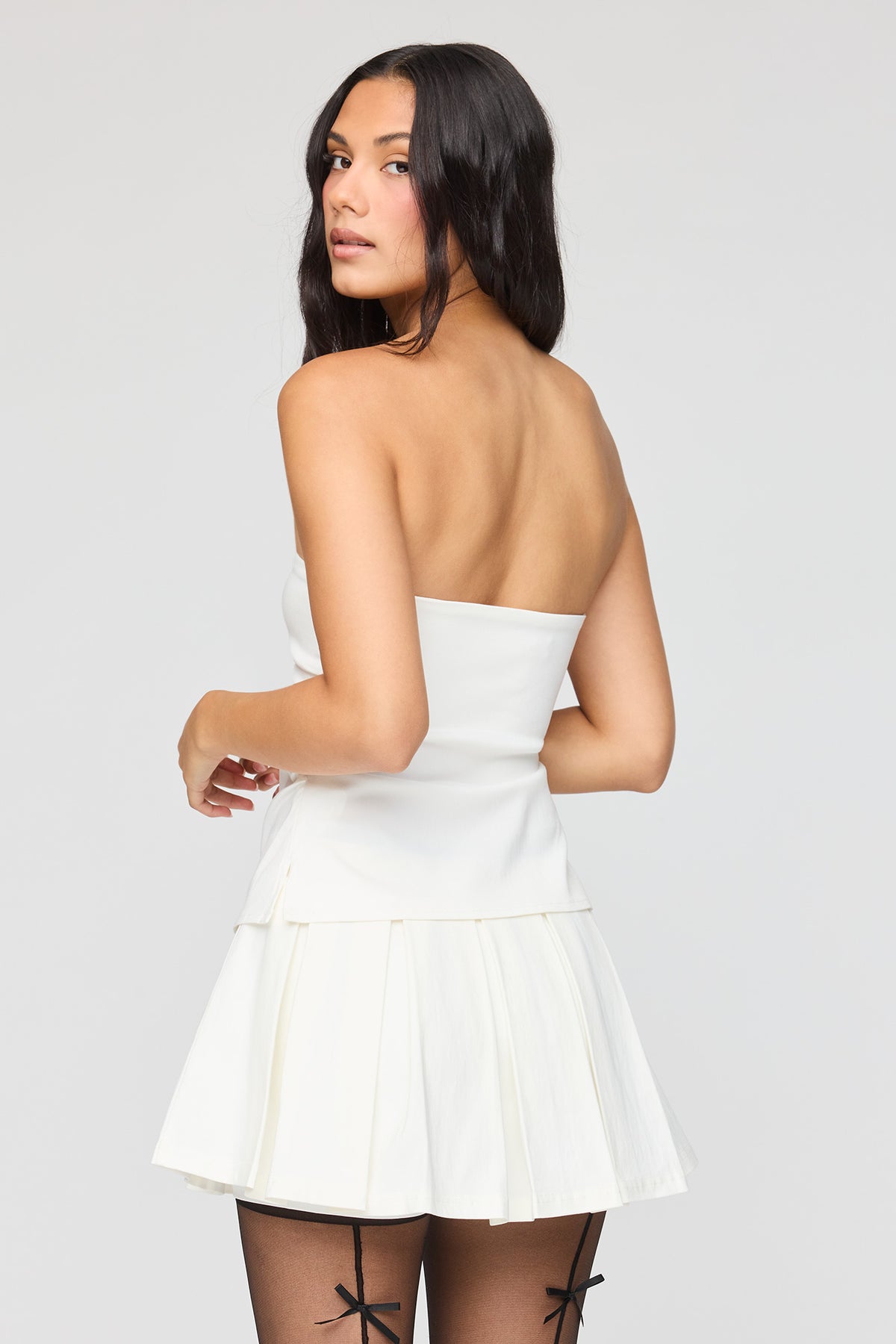 Alt View 2. Tube Top - White
