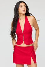Slit Skort