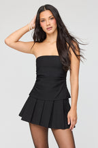 Pleated Mini Skort
