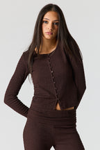 Textured Knit Cardigan