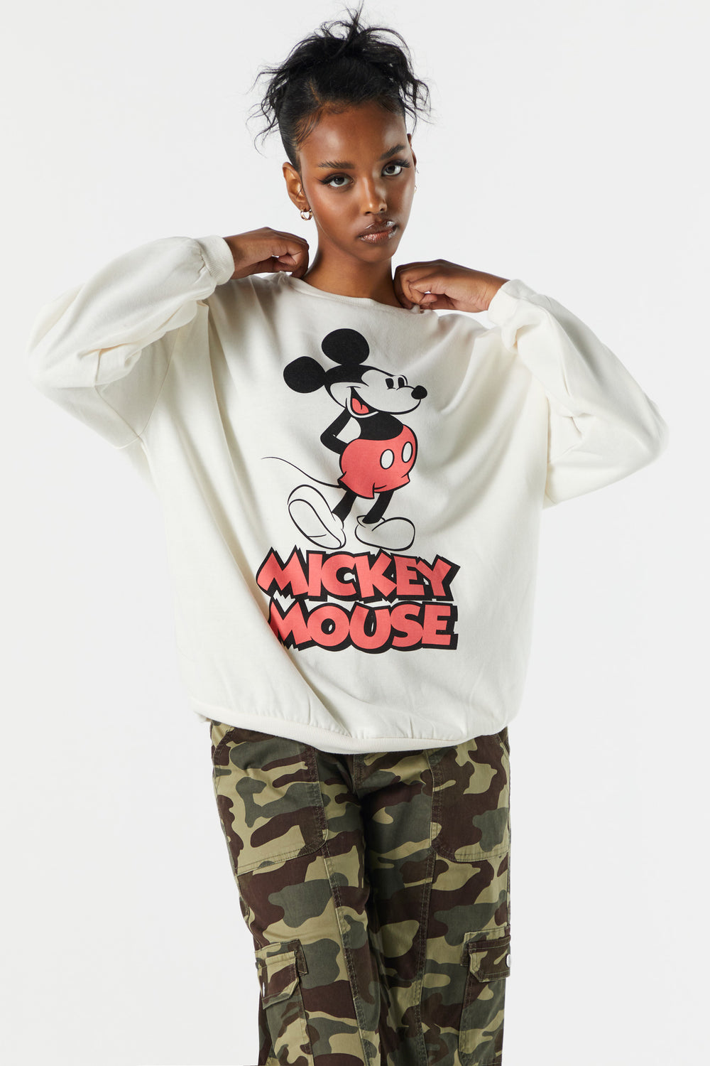 Mickey Mouse Graphic Fleece Sweatshirt Mickey Mouse Graphic Fleece Sweatshirt 1