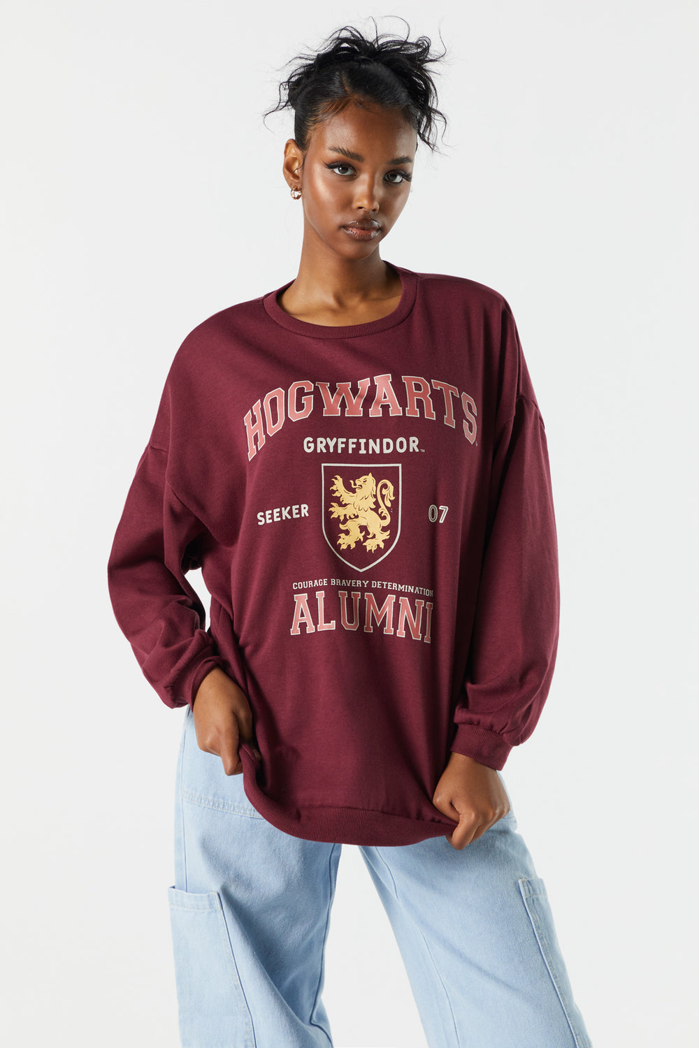 Hogwarts Graphic Fleece Sweatshirt Hogwarts Graphic Fleece Sweatshirt 1