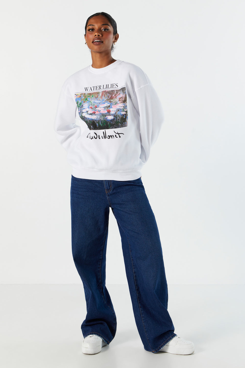 Monet Graphic Fleece Sweatshirt Monet Graphic Fleece Sweatshirt 4
