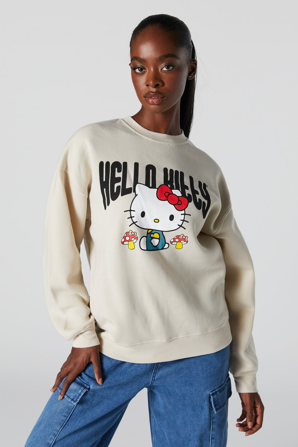 Hello Kitty Graphic Fleece Sweatshirt Hello Kitty Graphic Fleece Sweatshirt 1
