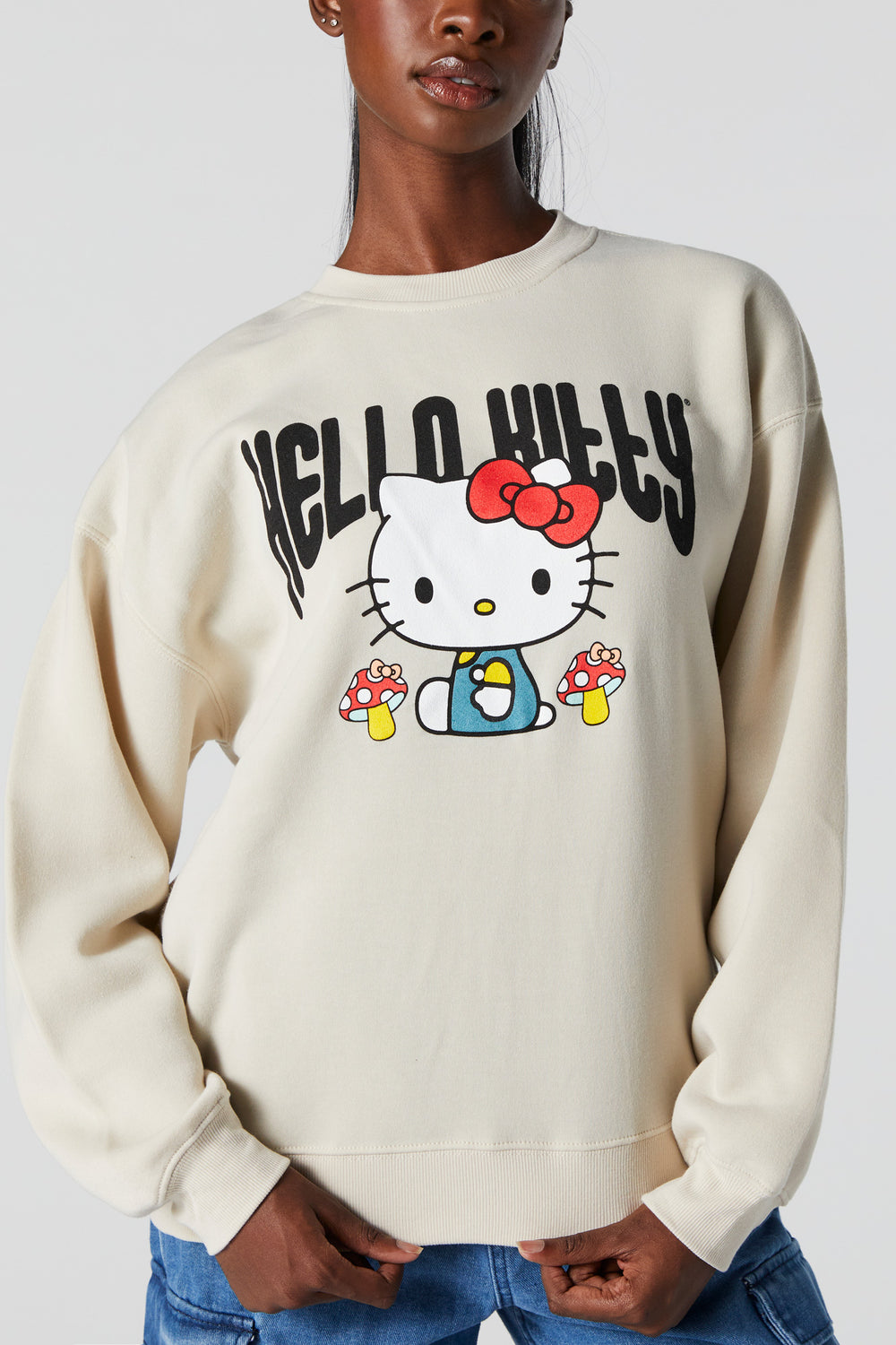 Hello Kitty Graphic Fleece Sweatshirt Hello Kitty Graphic Fleece Sweatshirt 2