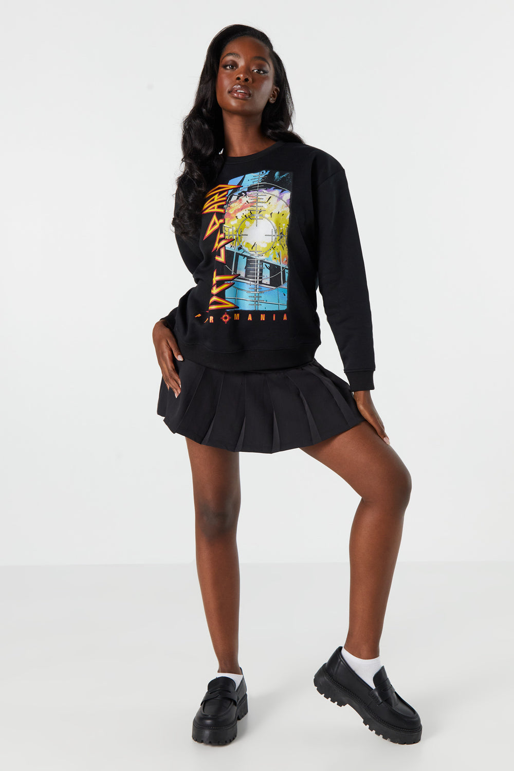 Def Leppard Graphic Fleece Sweatshirt Def Leppard Graphic Fleece Sweatshirt 3
