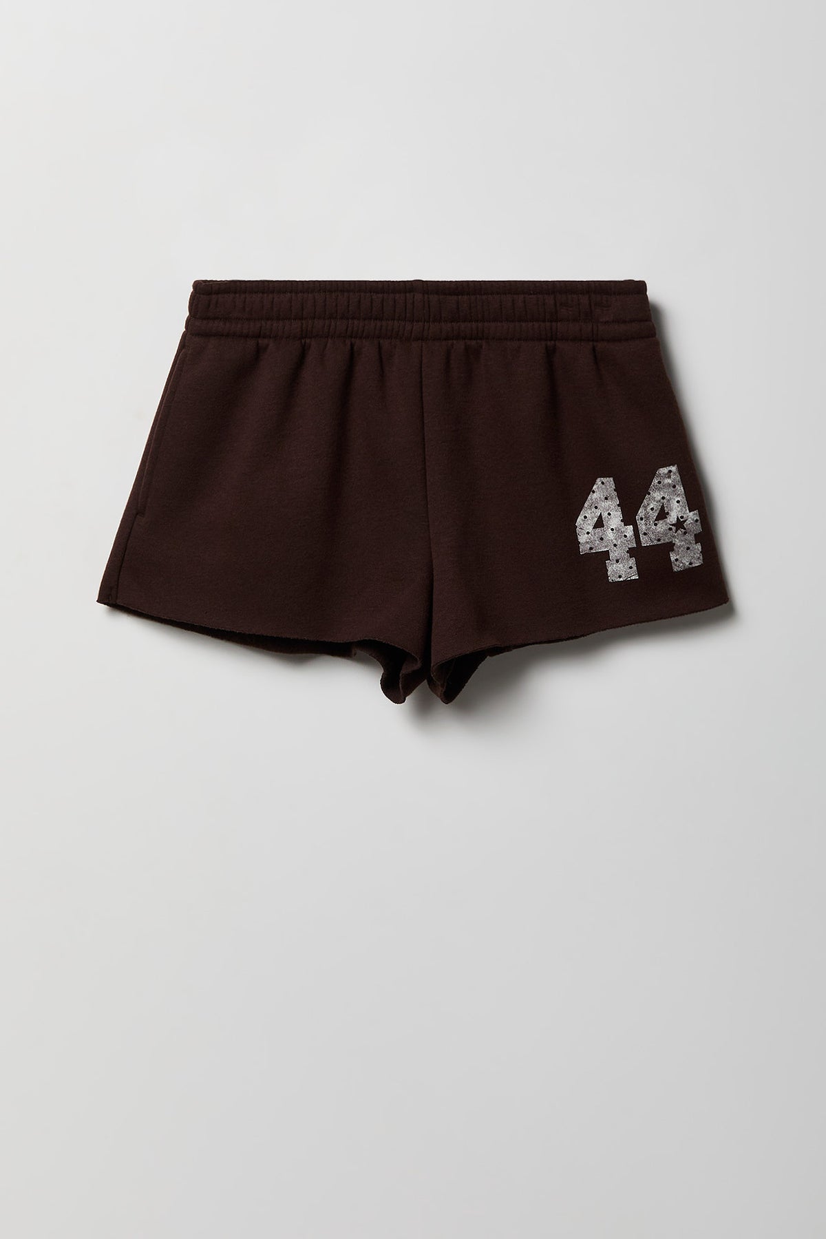 Fleece Graphic Shortie 2" - Brown