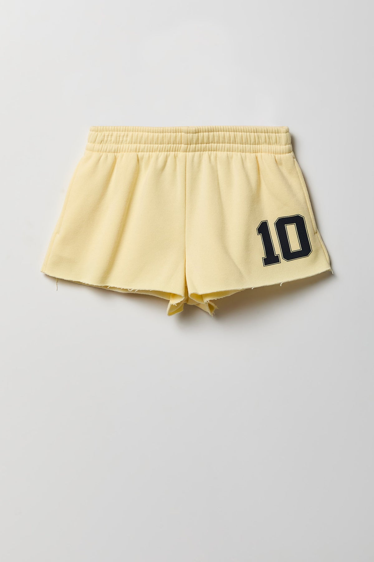 Fleece Graphic Shortie 2" - Yellow