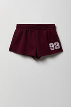Fleece Graphic Shortie 2"