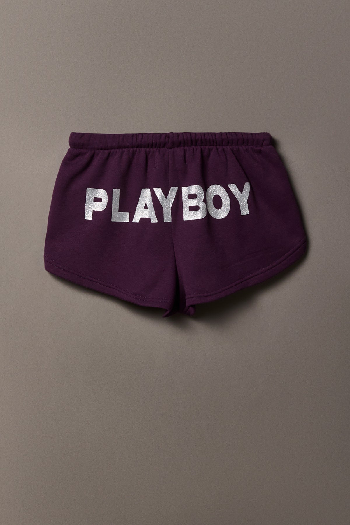 Alt View 4. Playboy Fleece Dolphin Short - Purple