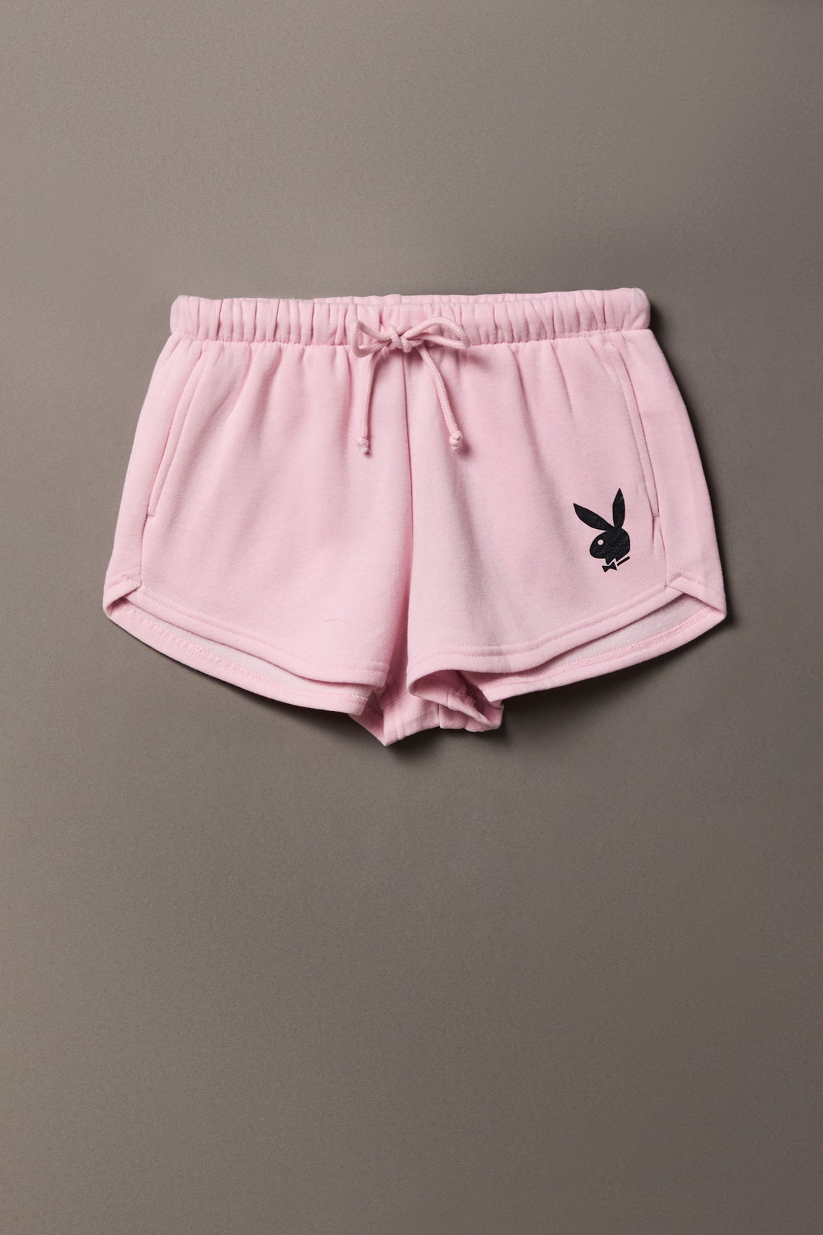 Alt View 5. Playboy Fleece Dolphin Short - Light Pink
