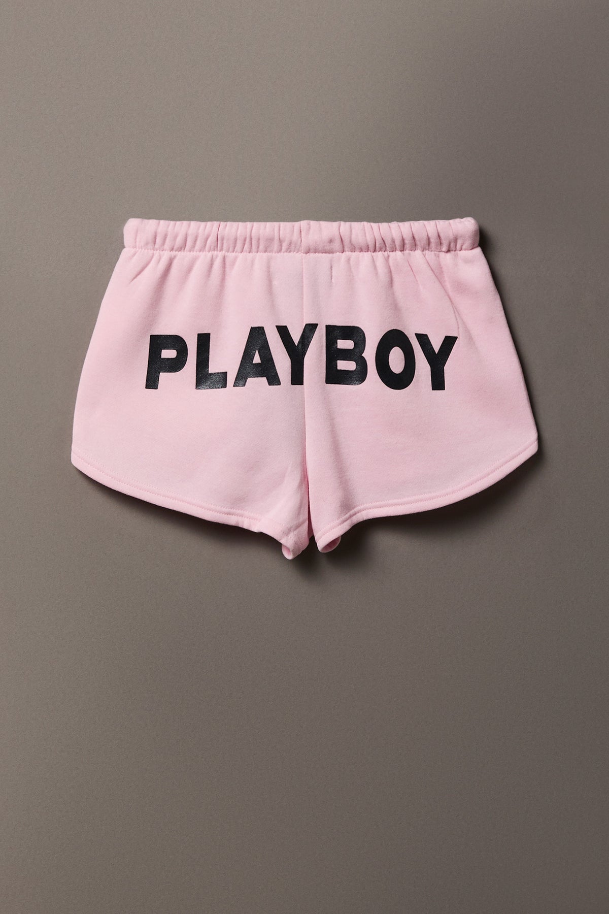 Alt View 4. Playboy Fleece Dolphin Short - Light Pink
