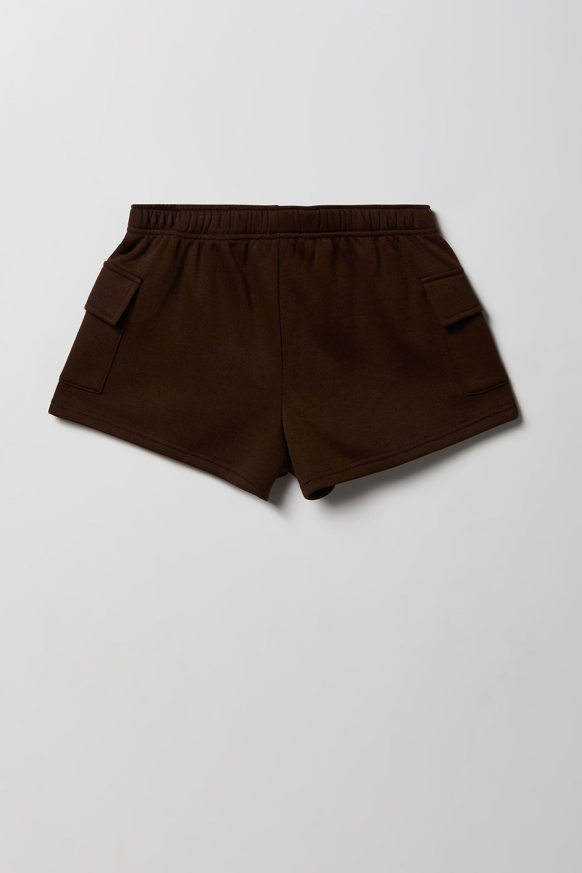 Alt View 5. Fleece Cargo Shortie - Brown