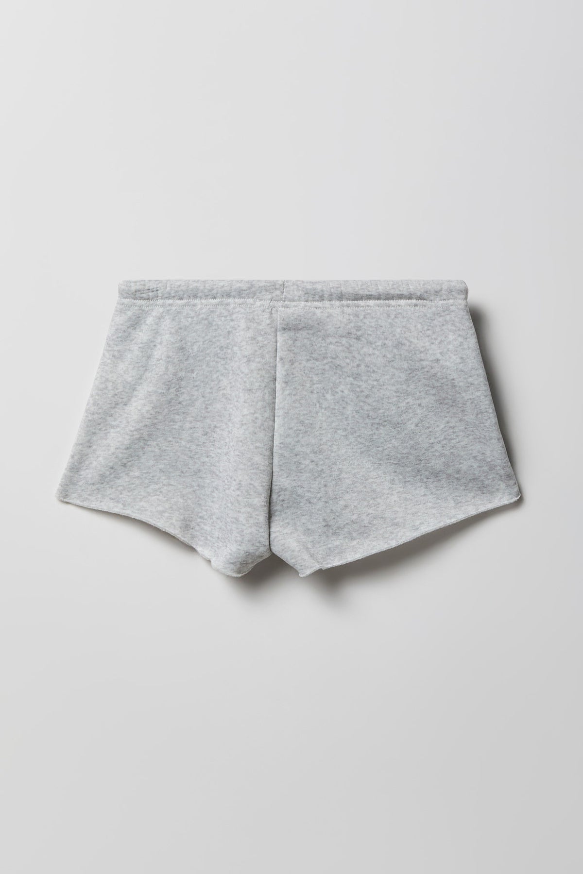 Alt View 5. Fleece Micro Short - Heather Grey