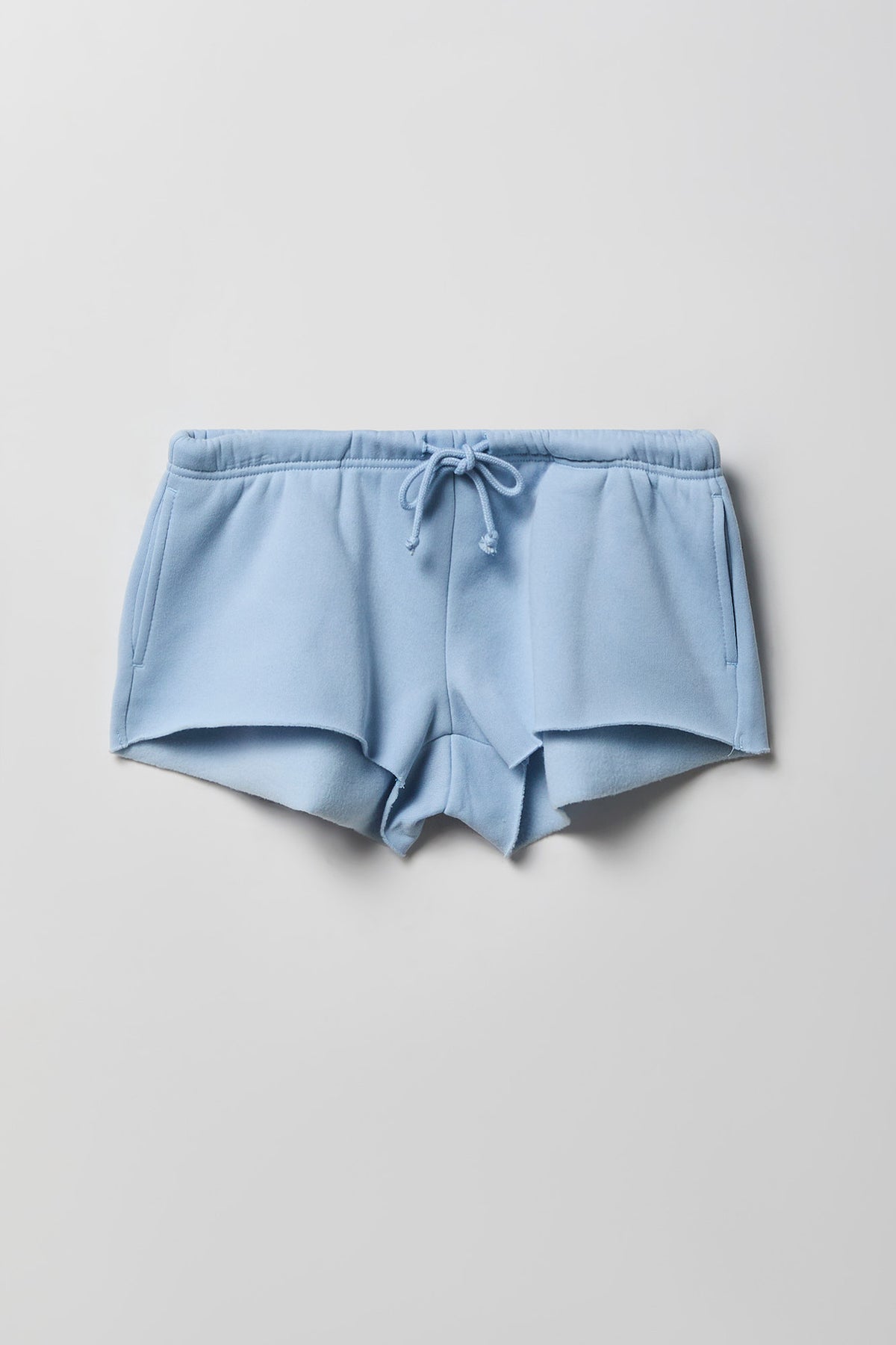 Alt View 4. Fleece Micro Short - Light Blue