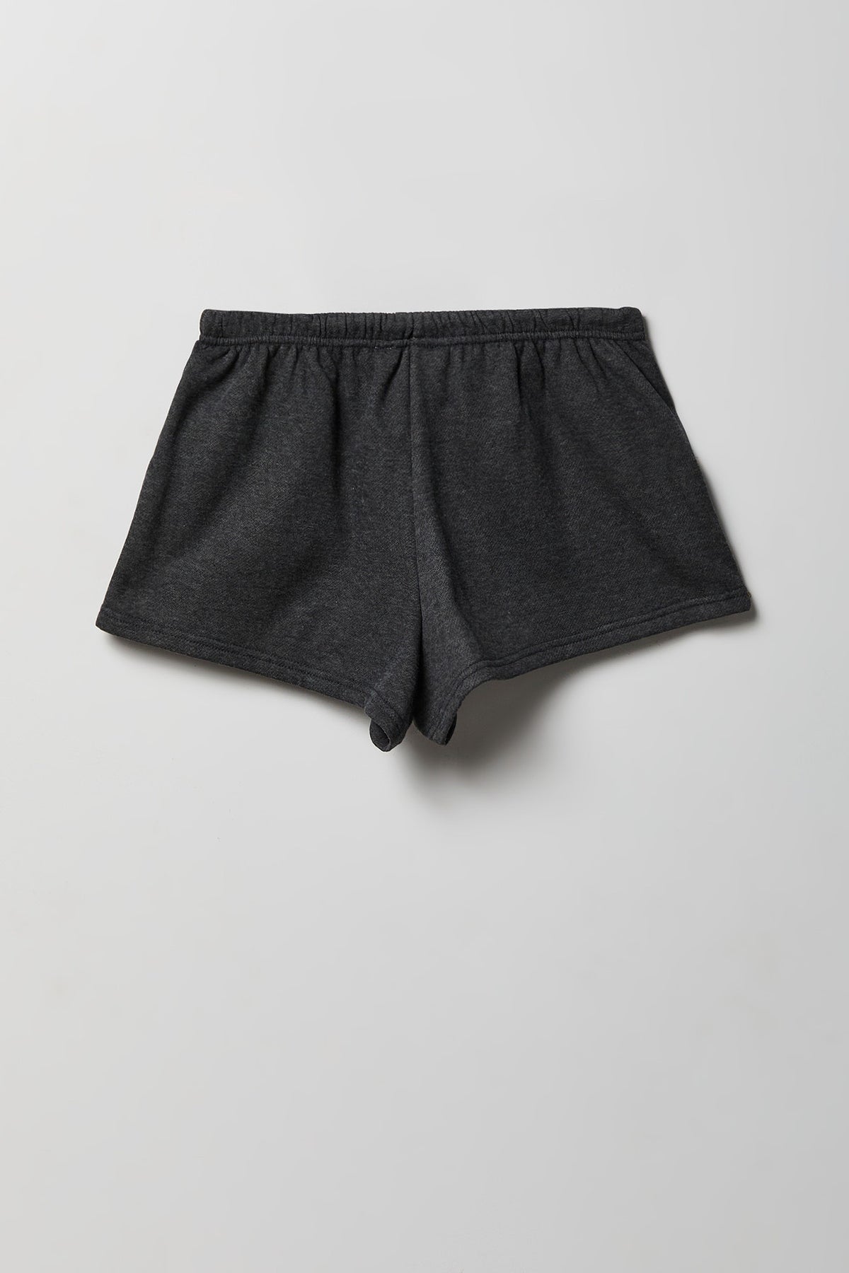 Alt View 2. Fleece Short 2" - Charcoal