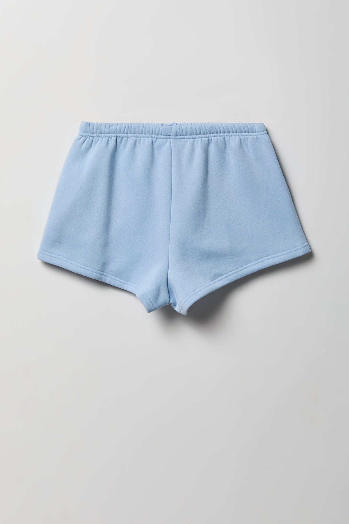 Alt View 2. Fleece Short 2" - Light Blue